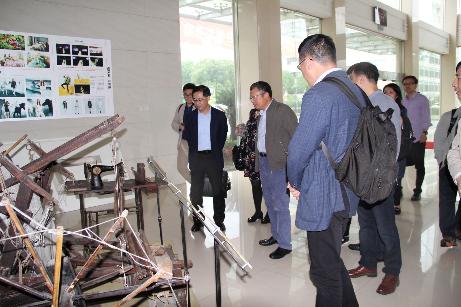 上海普陀区长风生态商务区商会走进丽水参观交流 新闻配图