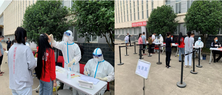 疫情防控刻不容缓——六安服装工厂在行动 新闻配图