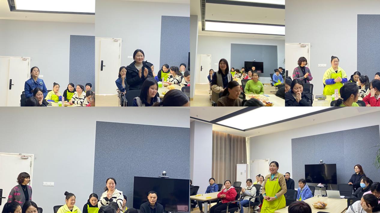 2025年艾莱依家纺工厂新员工见面会 新闻配图