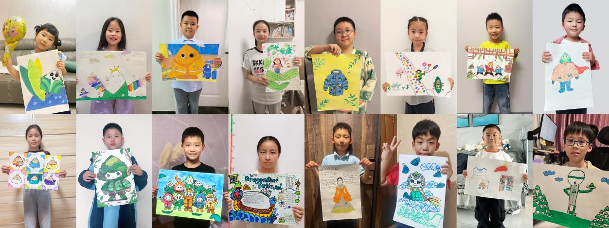 羽你童行·粽夏奇想:艾莱依亲子画展以童心重构端午时尚美学 新闻配图