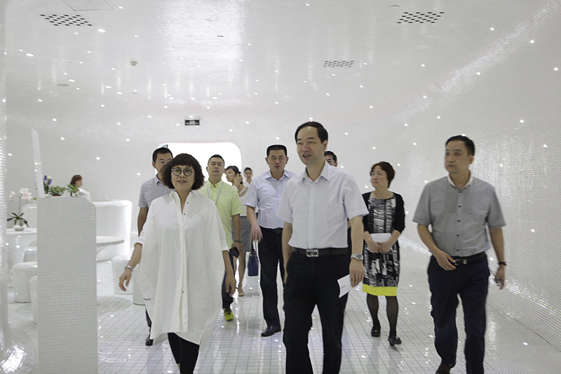 上海市普陀区委常委统战部部长黄海平莅临艾莱依上海公司参观指导 新闻配图