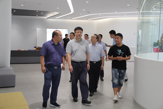 浙江省经信厅张耕厅长一行莅临艾莱依参观指导 新闻配图