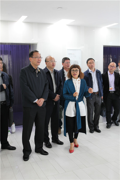 丽水市委书记史济锡莅临艾莱依上海公司参观指导